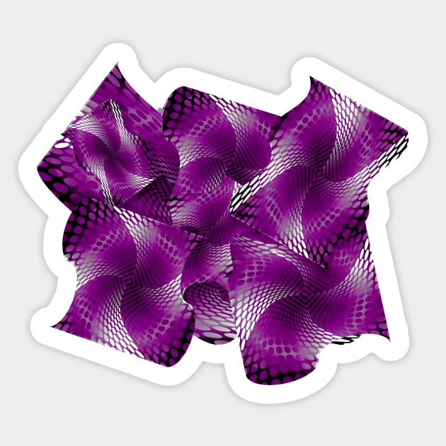 Ace Pride Textured Wavy Shapes Sticker by VernenInk